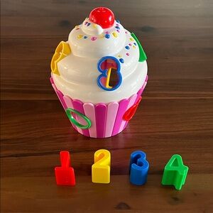 The Learning Journey Cupcake Shape Sorter